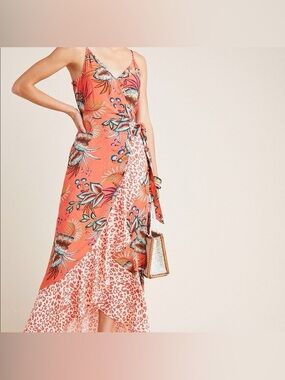 Farm Rio for Anthropologie Musette Maxi Dress size large